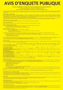 Enquête publique relative a l'élaboration du schéma de cohérence territoriale (scot)